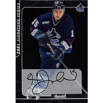 Podepsané karty - Druken Harold - 2000-01 BAP Signature Series Autographs No.129