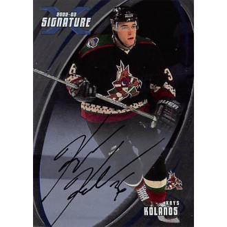 Podepsané karty - Kolanos Krys - 2002-03 BAP Signature Series Autographs No.97