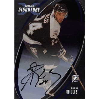 Podepsané karty - Willis Shane - 2002-03 BAP Signature Series Autographs No.151