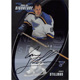 Podepsané karty - Stillman Cory - 2002-03 BAP Signature Series Autographs No.117