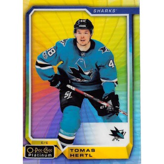 Paralelní karty - Hertl Tomáš - 2018-19 O-Pee-Chee Platinum Rainbow Color Wheel No.37