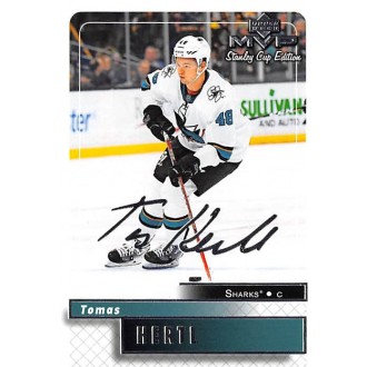 Insertní karty - Hertl Tomáš - 2019-20 MVP Stanley Cup Edition 20th Anniversary Silver Script No.56