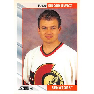 Řadové karty - Sidorkiewicz Peter - 1992-93 Score No.515