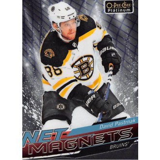 Insertní karty - Pastrňák David - 2018-19 O-Pee-Chee Platinum Net Magnets No.NM9