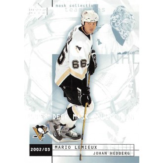 Řadové karty - Lemieux Mario, Hedberg Johan - 2002-03 Mask Collection No.70