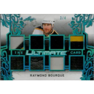 Patch karty - Bourque Ray - 2018-19 Leaf Ultimate The Ultimate Relics Platinum Blue Spectrum No.TUC-14