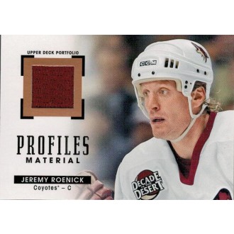 Jersey karty - Roenick Jeremy - 2015-16 Portfolio Profiles Material No.PM-JR