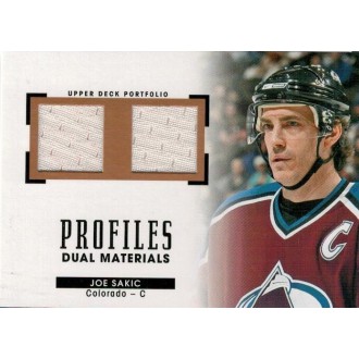 Jersey karty - Sakic Joe - 2015-16 Portfolio Profiles Material No.PM2-JS