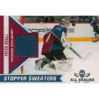 Jersey karty - Budaj Peter - 2010-11 All Goalies Stopper Sweaters No.16