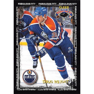 Insertní karty - Weight Doug - 1996-97 Fleer NHL Picks Fabulous 50 No.47