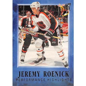 Insertní karty - Roenick Jeremy - 1992-93 Ultra Jeremy Roenick Performance Highlights No.9