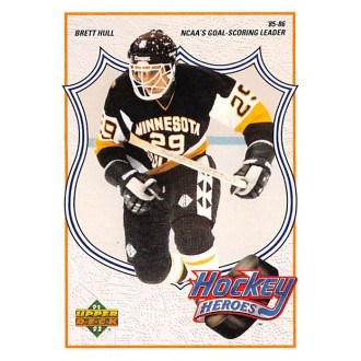Insertní karty - Hull Brett - 1991-92 Upper Deck Brett Hull Hockey Heroes No.3
