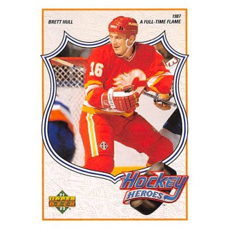 Insertní karty - Hull Brett - 1991-92 Upper Deck Brett Hull Hockey Heroes No.5