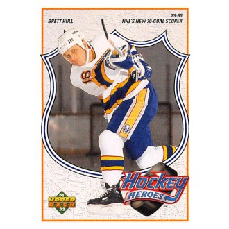 Insertní karty - Hull Brett - 1991-92 Upper Deck Brett Hull Hockey Heroes No.7