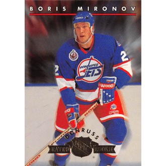 Insertní karty - Mironov Boris - 1993-94 Donruss Rated Rookies No.9