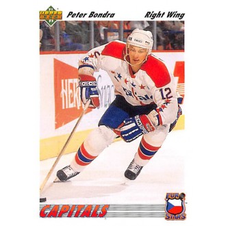 Insertní karty - Bondra Peter - 1991-92 Upper Deck Euro-Stars No.E12