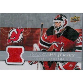 Jersey karty - Brodeur Martin - 2008-09 Upper Deck Game Jerseys No.GJ2-BD