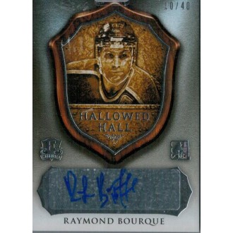 Podepsané karty - Bourque Ray - 2015-16 Leaf ITG Enshrined Hallowed Hall Signatures Silver No.HH-RB1