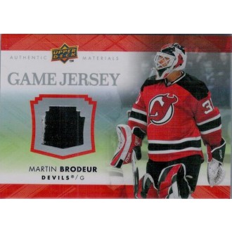 Jersey karty - Brodeur Martin - 2007-08 Upper Deck Game Jerseys No.GJ2-MA