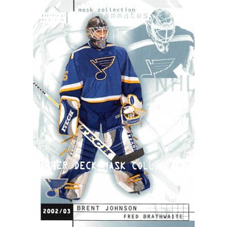 Řadové karty - Johnson Brent, Brathwaite Fred - 2002-03 Mask Collection No.75