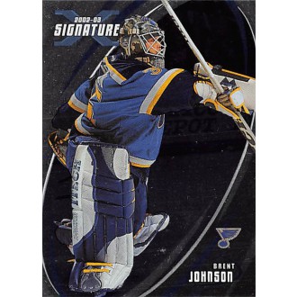 Řadové karty - Johnson Brent - 2002-03 BAP Signature Series No.139