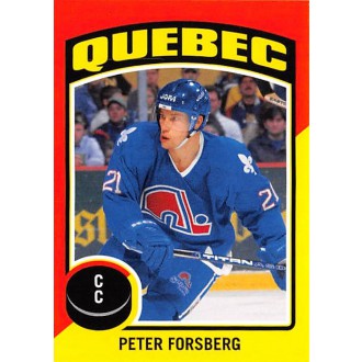 Insertní karty - Forsberg Peter - 2014-15 O-Pee-Chee Stickers No.ST23