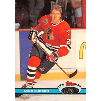 Řadové karty - Hudson Mike - 1991-92 Stadium Club No.22