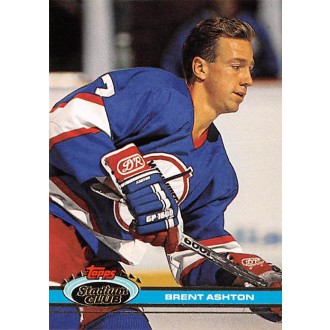Řadové karty - Ashton Brent - 1991-92 Stadium Club No.90