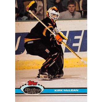 Řadové karty - McLean Kirk - 1991-92 Stadium Club No.105