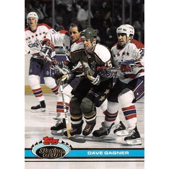 Řadové karty - Gagner Dave - 1991-92 Stadium Club No.117