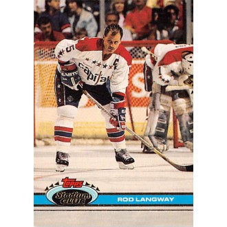 Řadové karty - Langway Rod - 1991-92 Stadium Club No.225