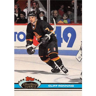 Řadové karty - Ronning Cliff - 1991-92 Stadium Club No.298