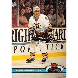 Řadové karty - Růžička Vladimír - 1991-92 Stadium Club No.383