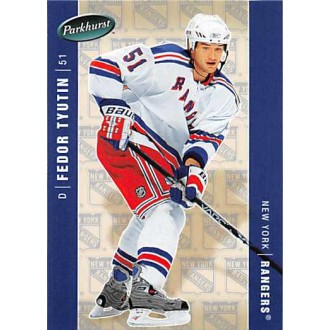Řadové karty - Tyutin Fedor - 2005-06 Parkhurst No.326