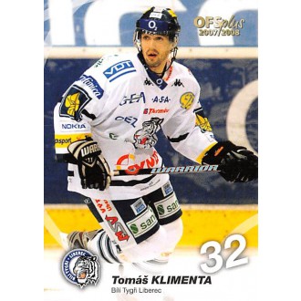 Extraliga OFS - Klimenta Tomáš - 2007-08 OFS No.84