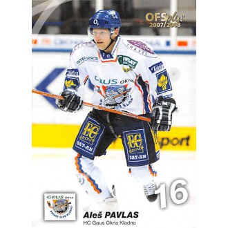 Extraliga OFS - Pavlas Aleš - 2007-08 OFS No.326