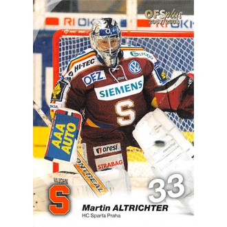 Extraliga OFS - Altrichter Martin - 2007-08 OFS No.338