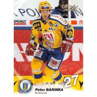 Extraliga OFS - Barinka Peter - 2007-08 OFS No.347