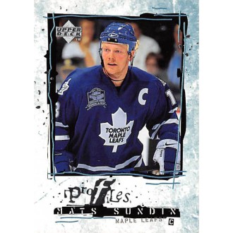 Insertní karty - Sundin Mats - 1998-99 Upper Deck Profiles No.P28