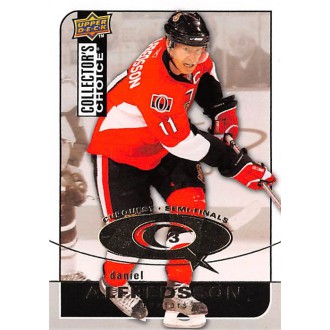 Insertní karty - Alfredsson Daniel - 2008-09 Collectors Choice Cup Quest No.CQ61