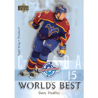 Insertní karty - Heatley Dany - 2004-05 Upper Deck Worlds Best No.WB7