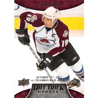 Insertní karty - Sakic Joe - 2008-09 Upper Deck Hat Trick Heroes No.HT4