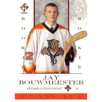 Insertní karty - Bouwmeester Jay - 2002-03 Private Stock Reserve Class Act No.8