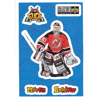 Insertní karty - Brodeur Martin - 1996-97 Collectors Choice Stick Ums No.S24