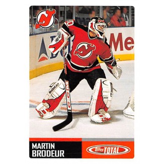 Insertní karty - Brodeur Martin - 2002-03 Topps Total Team Checklists No.TTC18