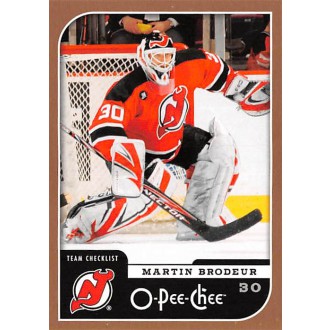 Řadové karty - Brodeur Martin - 2006-07 O-Pee-Chee No.687