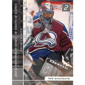 Insertní karty - Roy Patrick - 2001-02 BAP Memorabilia He Shoots He Scores Points No.15