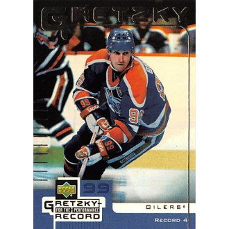 Insertní karty - Gretzky Wayne - 1999-00 McDonalds Upper Deck Gretzky Performance for the Record No.4
