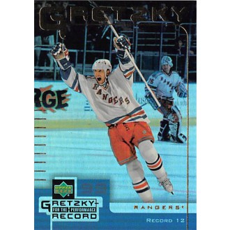 Insertní karty - Gretzky Wayne - 1999-00 McDonalds Upper Deck Gretzky Performance for the Record No.12