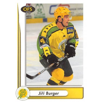 Extraliga OFS - Burger Jiří - 2001-02 OFS No.75